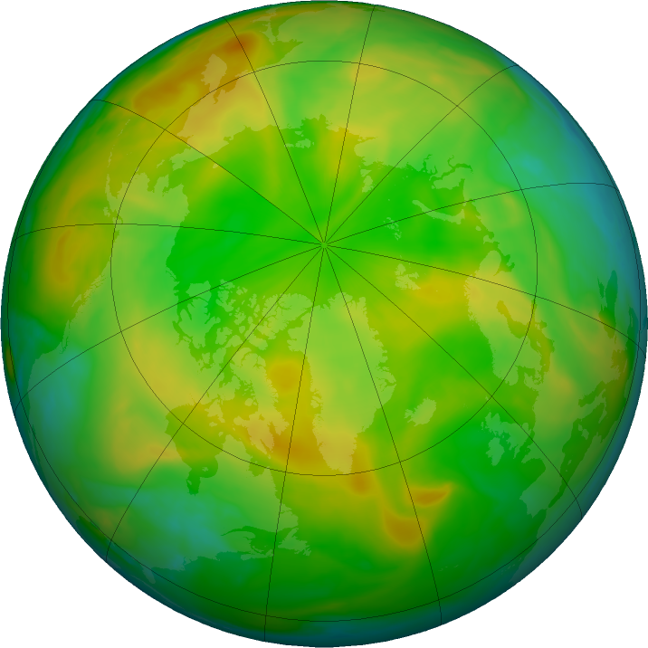 Arctic ozone map for 28 May 2020
